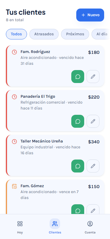 Tus clientes, siempre a mano